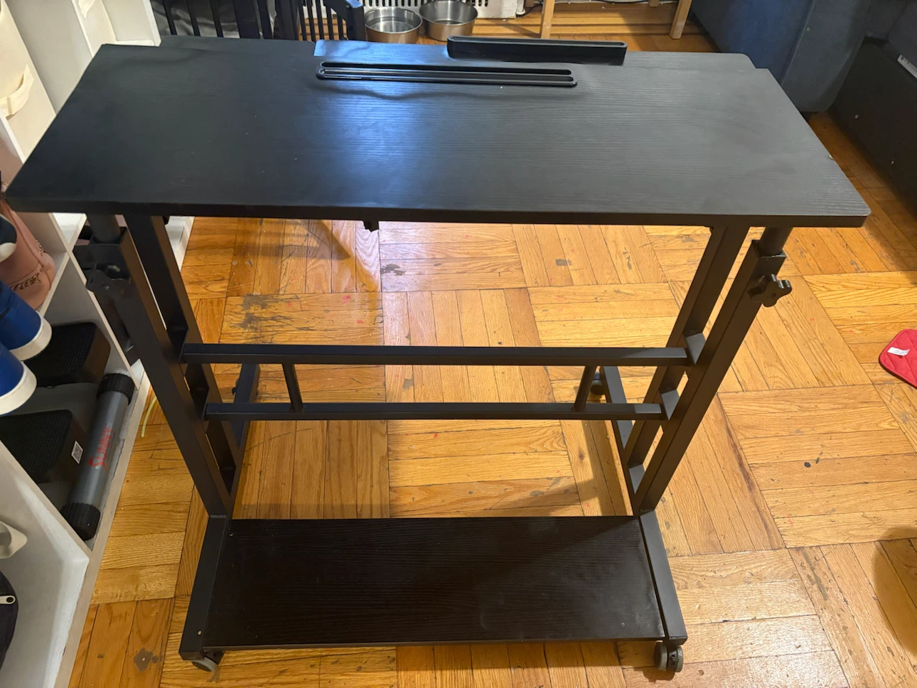 Black Rolling Standing Desk - photo 2