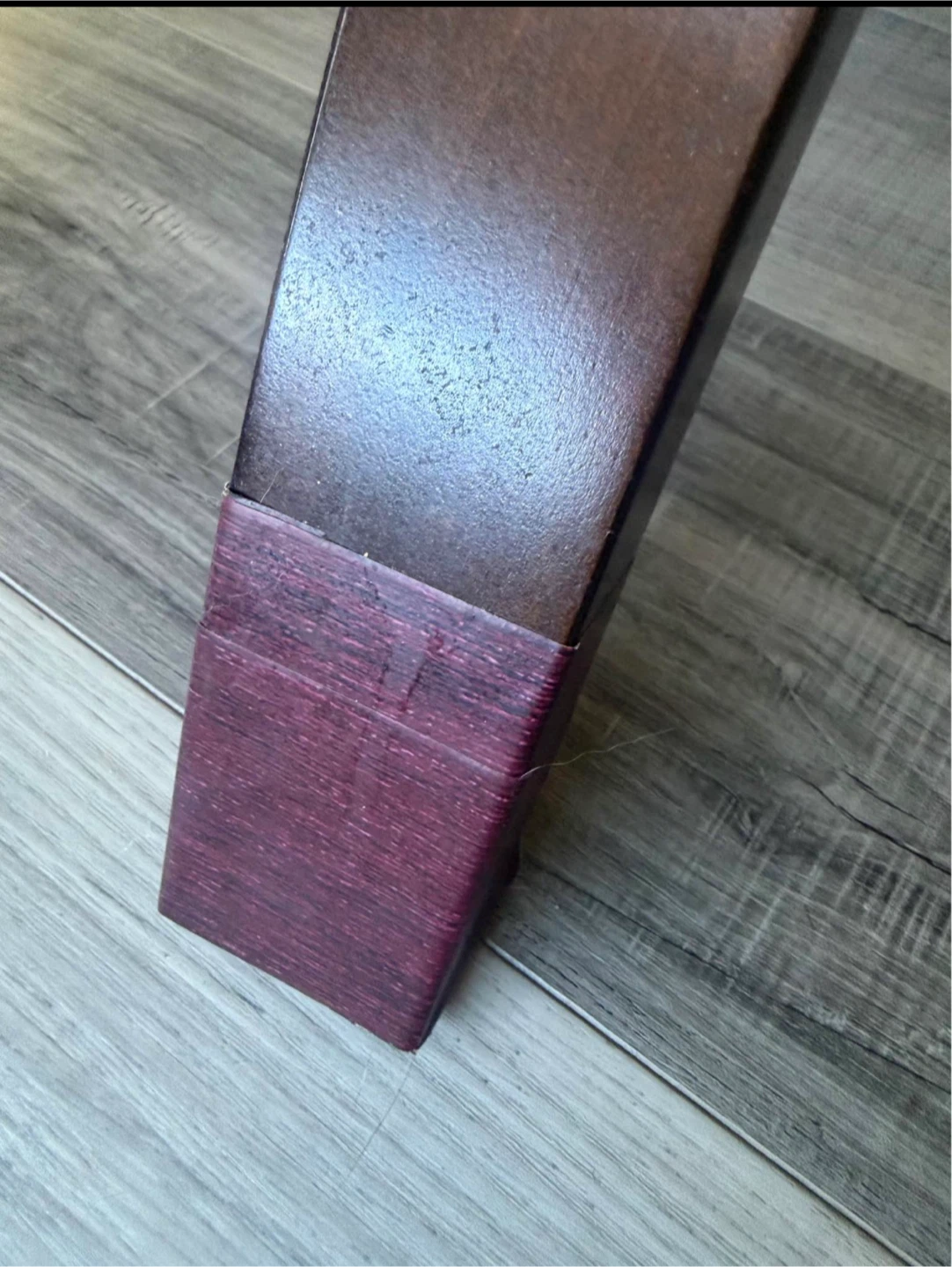 Glass Top Coffee Table with Wood Base - photo 3