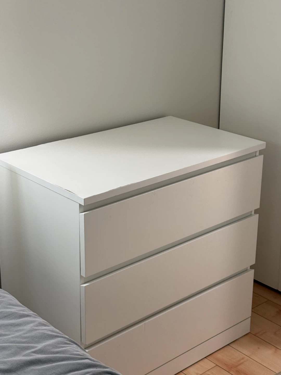 IKEA MALM 3-drawer chest, white - photo 2