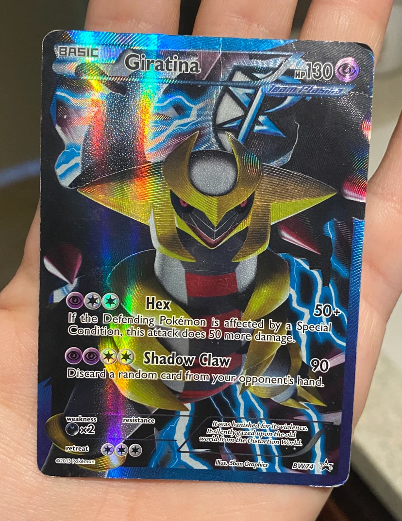 Giratina BW74 Team Plasma Pokemon Card