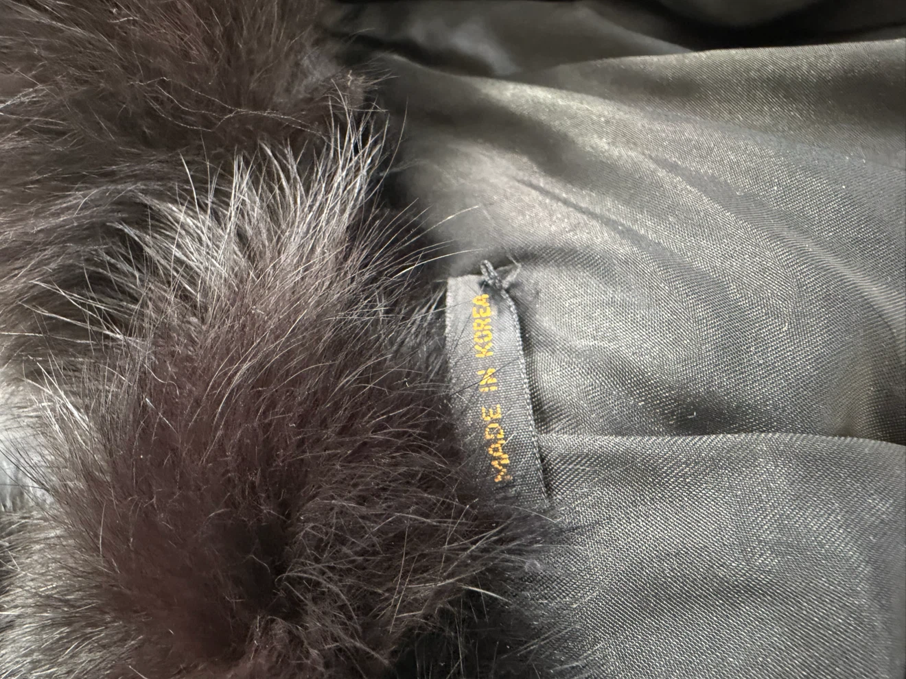 Black Rabbit Fur Jacket - photo 4