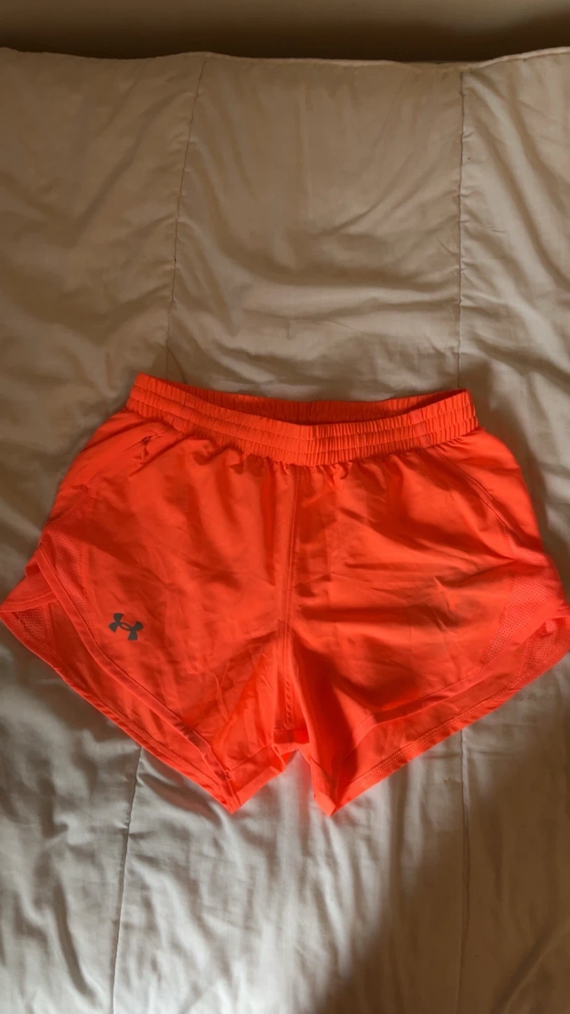 Under armour fly by shorts