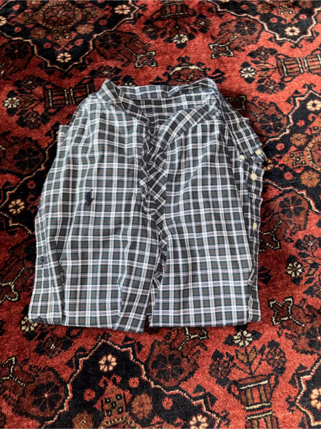 Ralph Lauren Plaid Shirt L (14-16) - photo 2