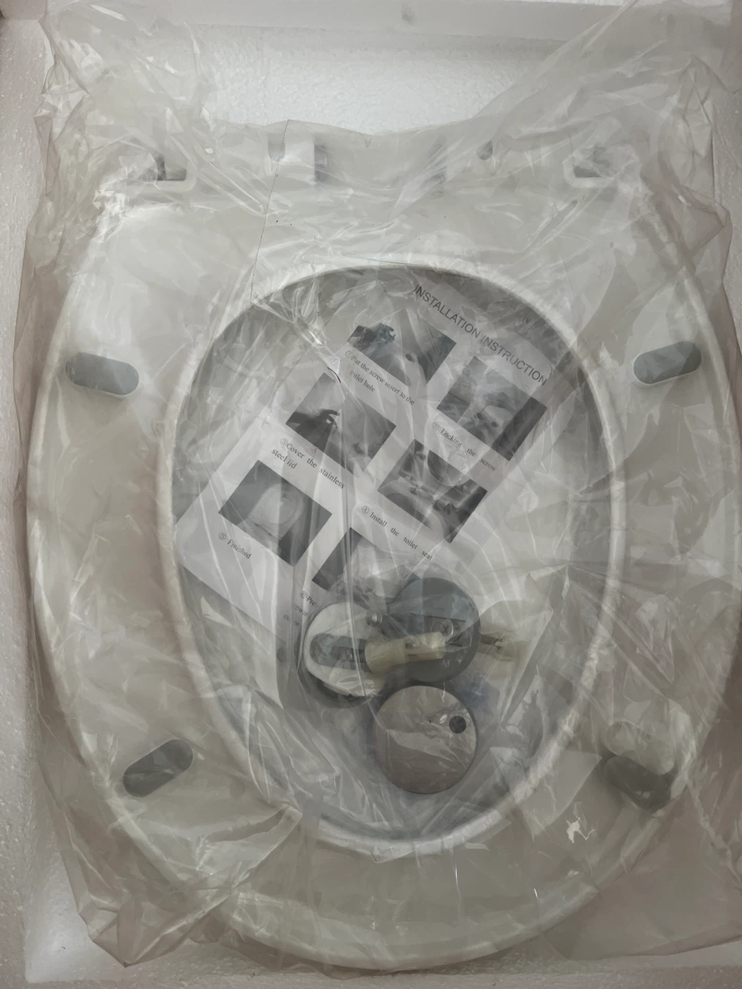 New White oval Toilet Seat - photo 2