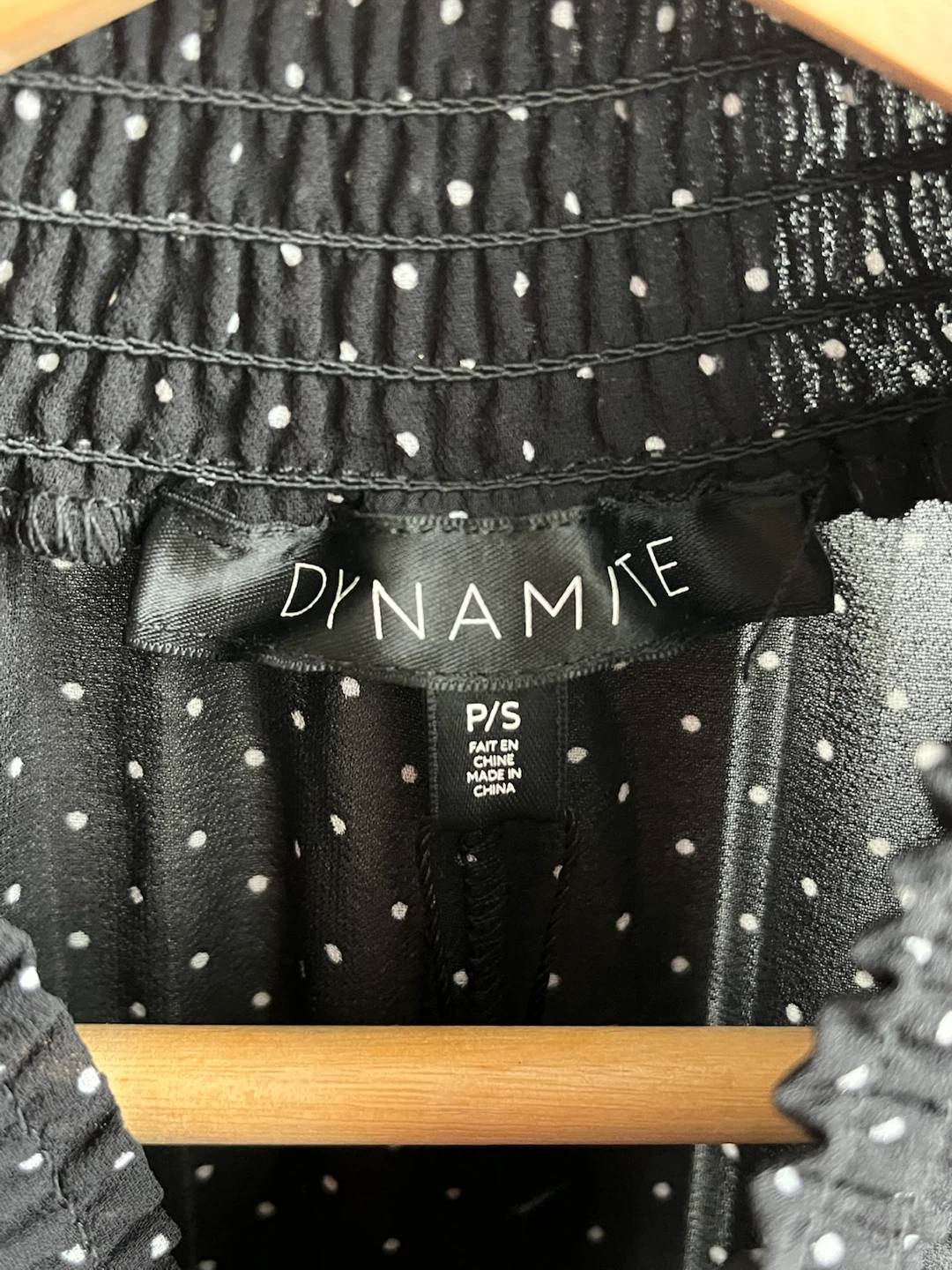 Dynamite Polka Dot Long Sleeve Dress - photo 2