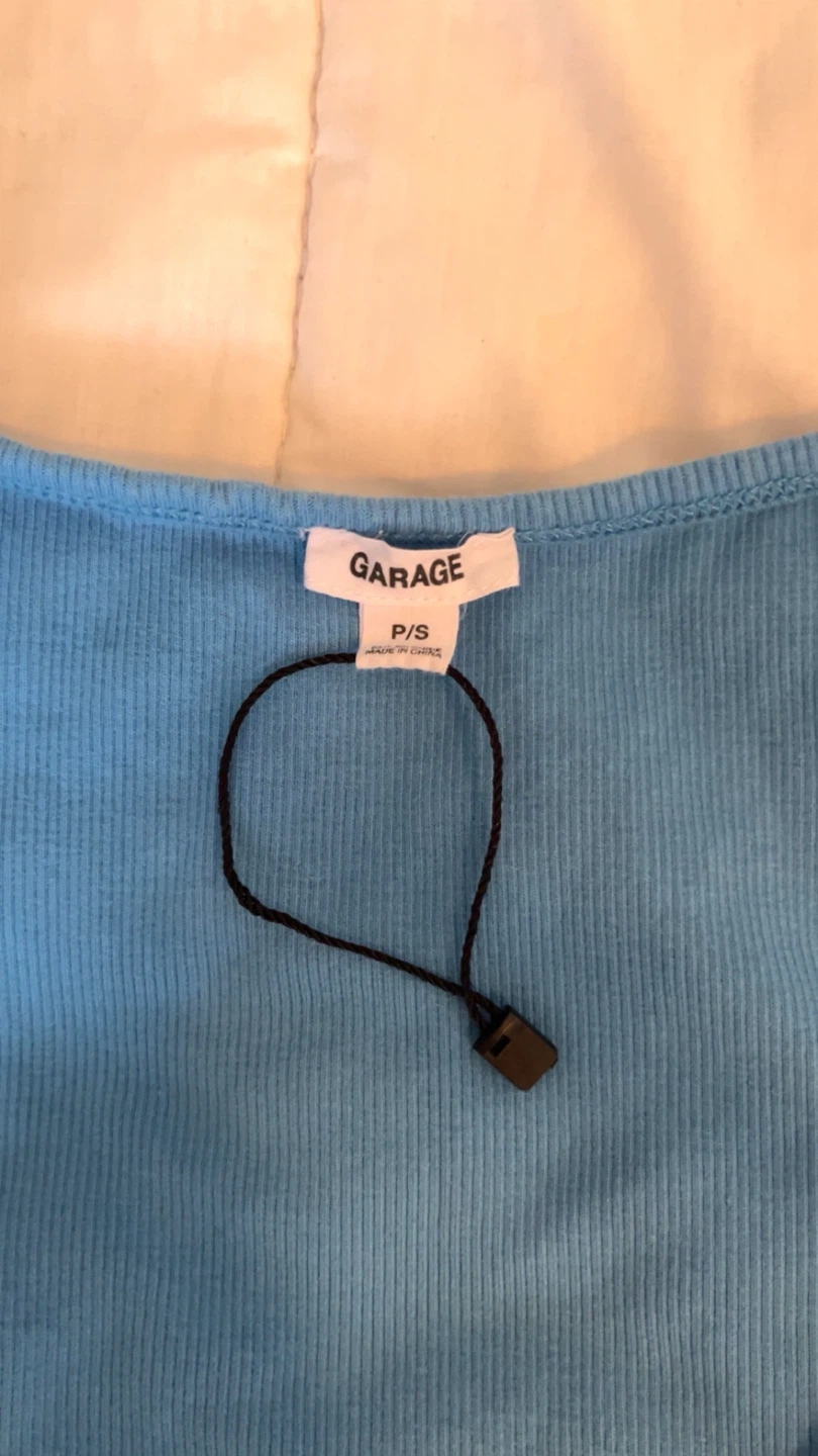Blue garage tank top - photo 2