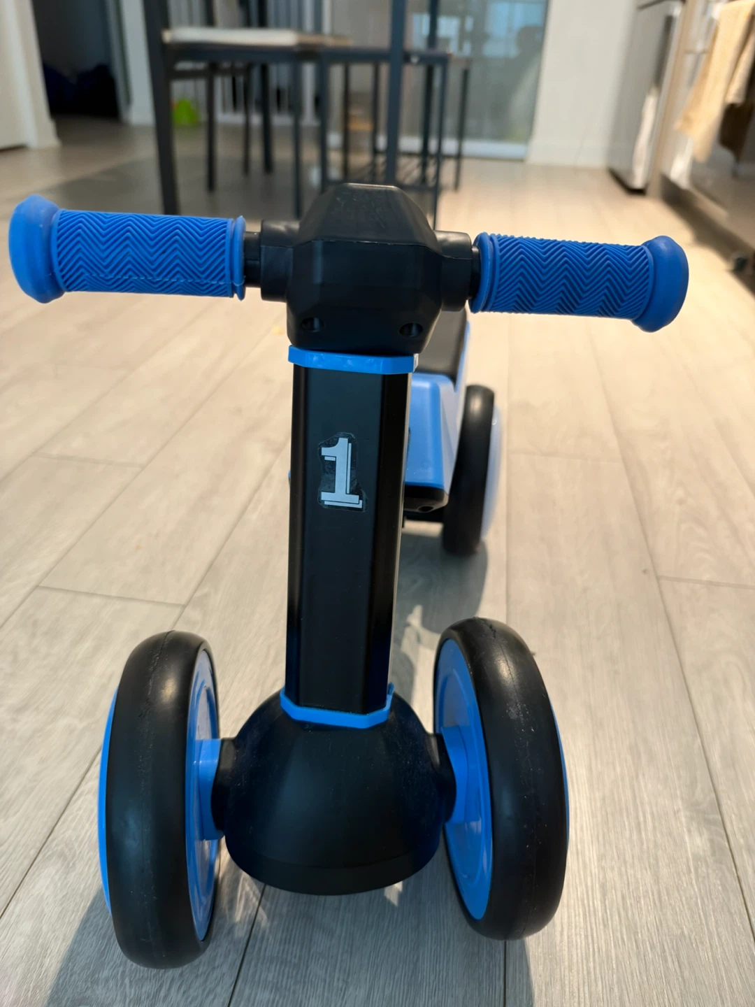 Blue Racing Balance Bike for Toddlers - photo 2