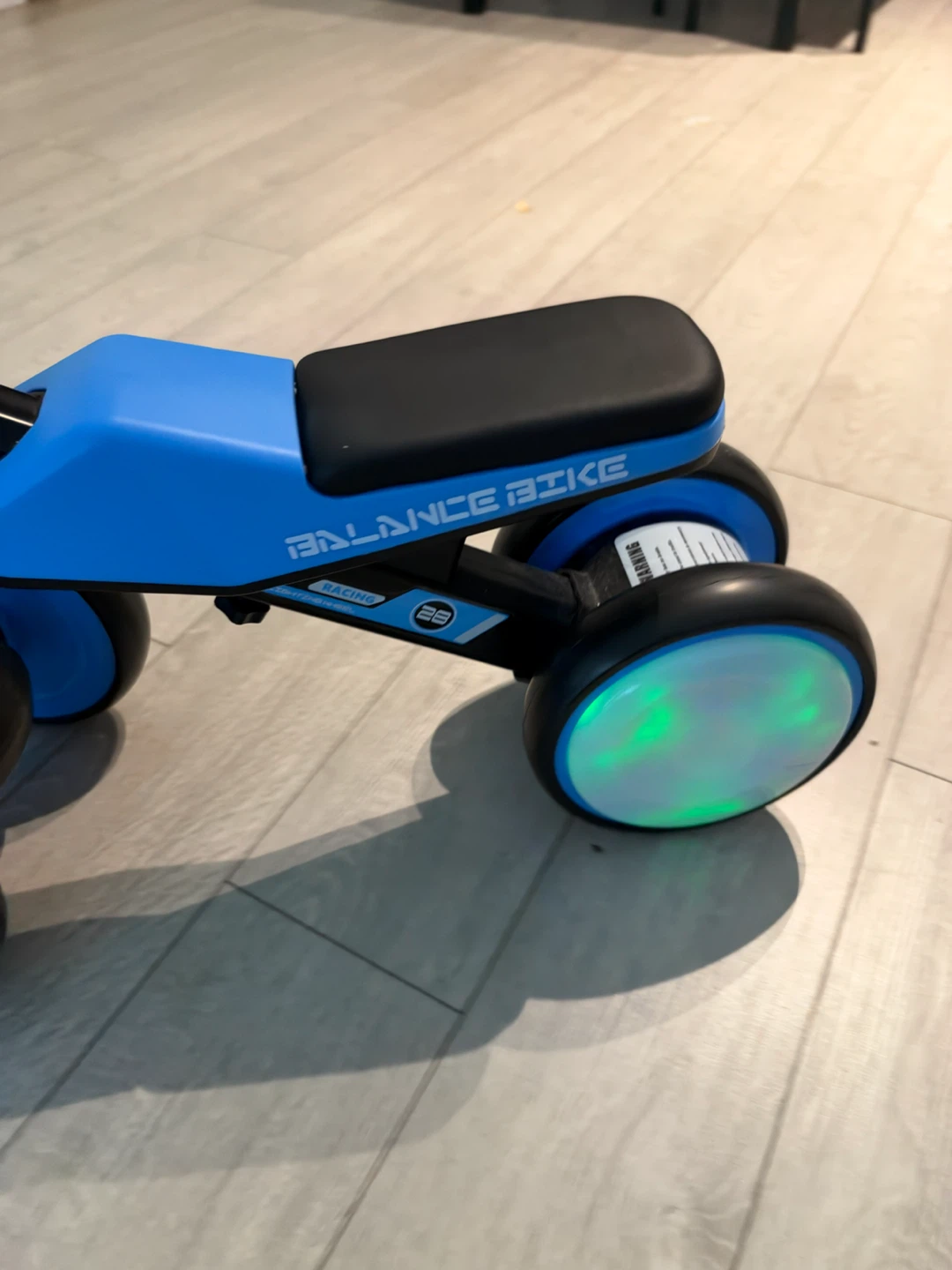 Blue Racing Balance Bike for Toddlers - photo 3