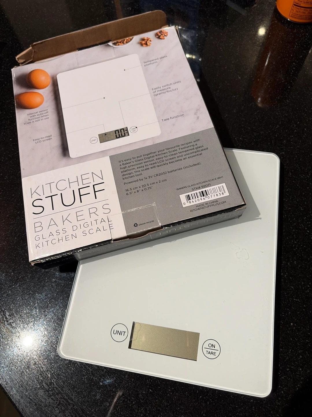 Kitchen Stuff Bakers Glass Digital Kitchen Scale
