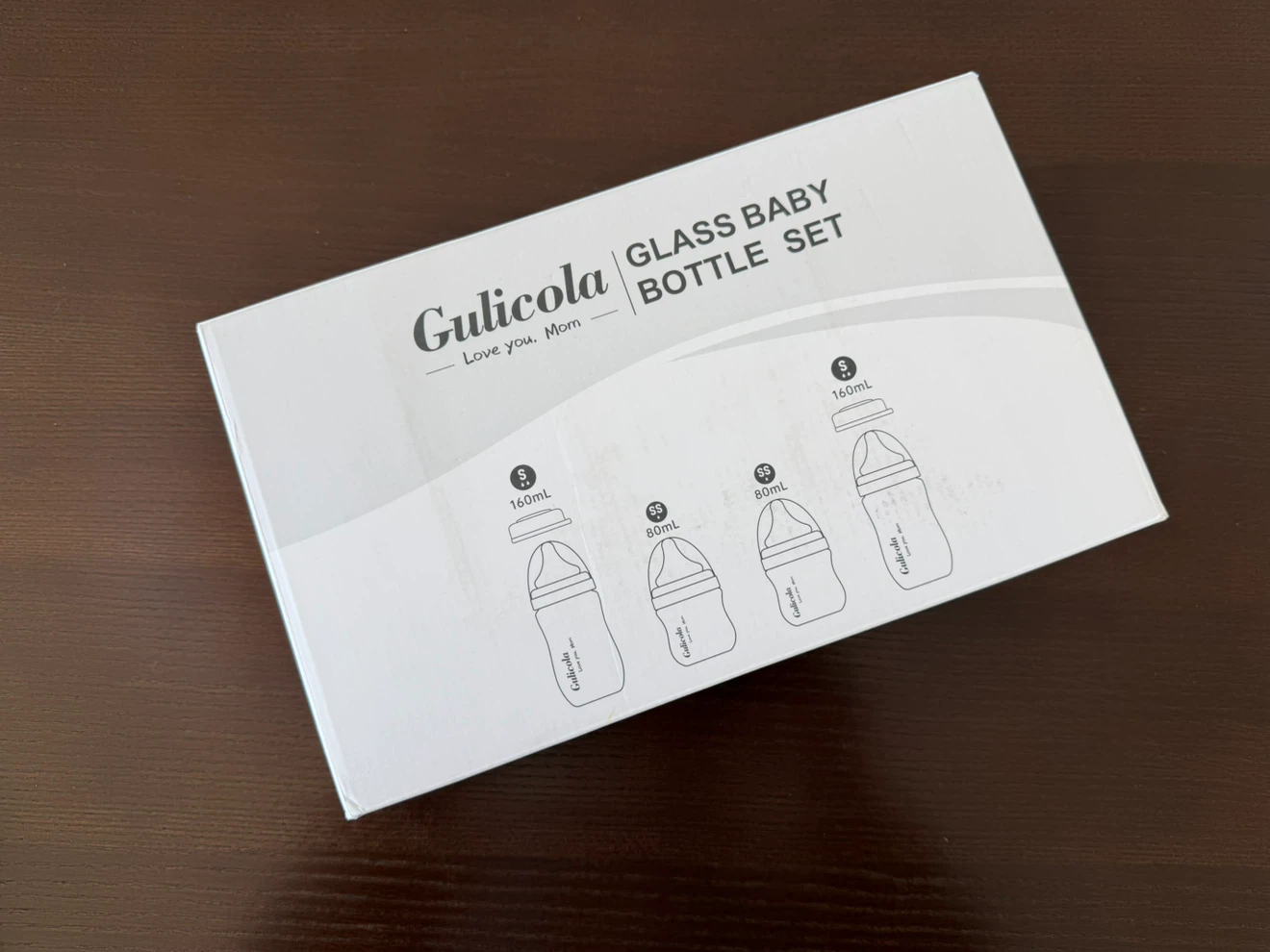 Gulicola Glass Baby Bottle Set