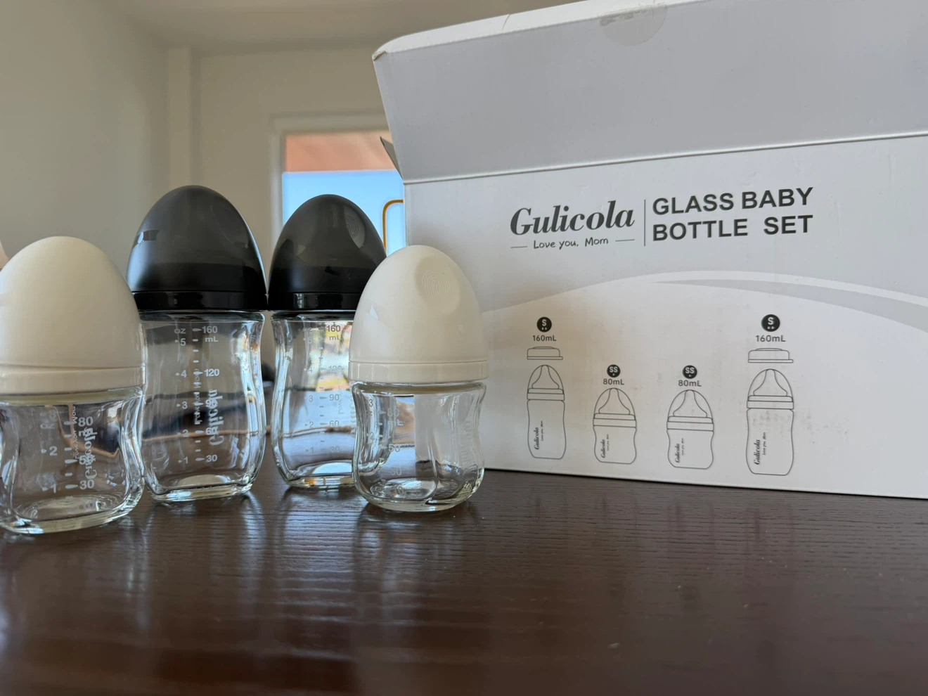 Gulicola Glass Baby Bottle Set - photo 2