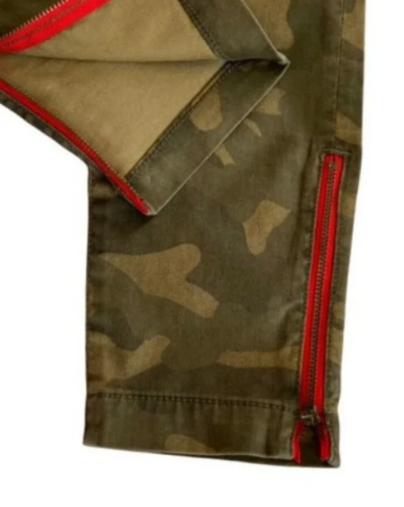 UK brand Joie Jeans Camo Cargo Pants Size 26 - photo 2
