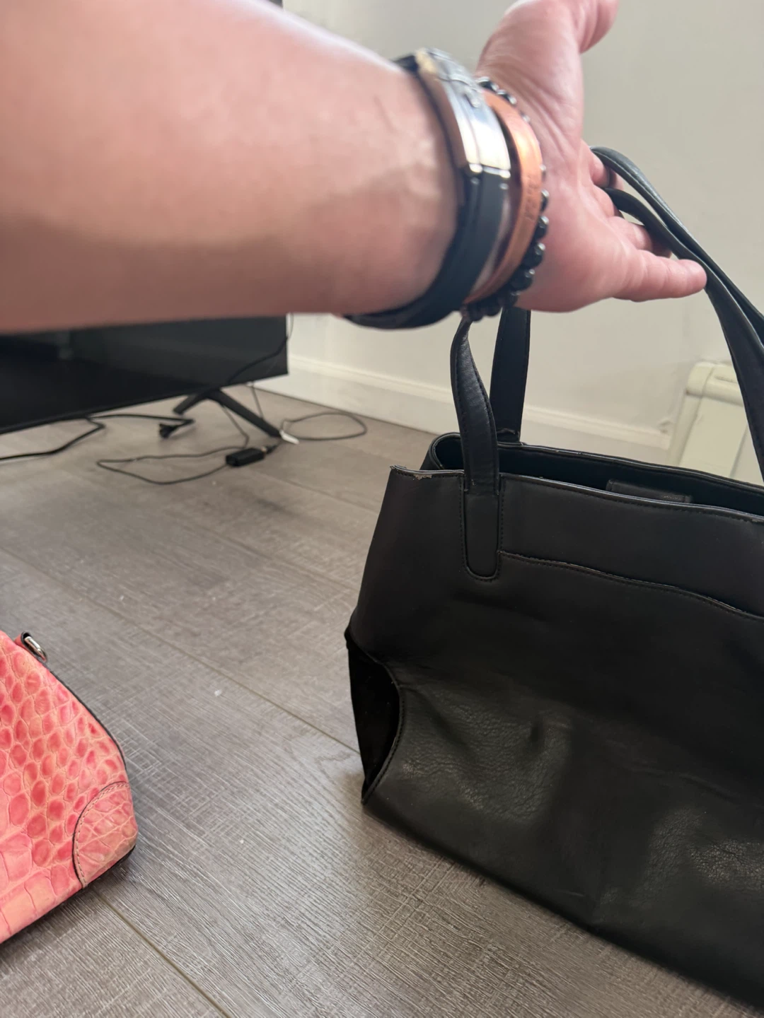 LC Lauren Conrad Black Handbag