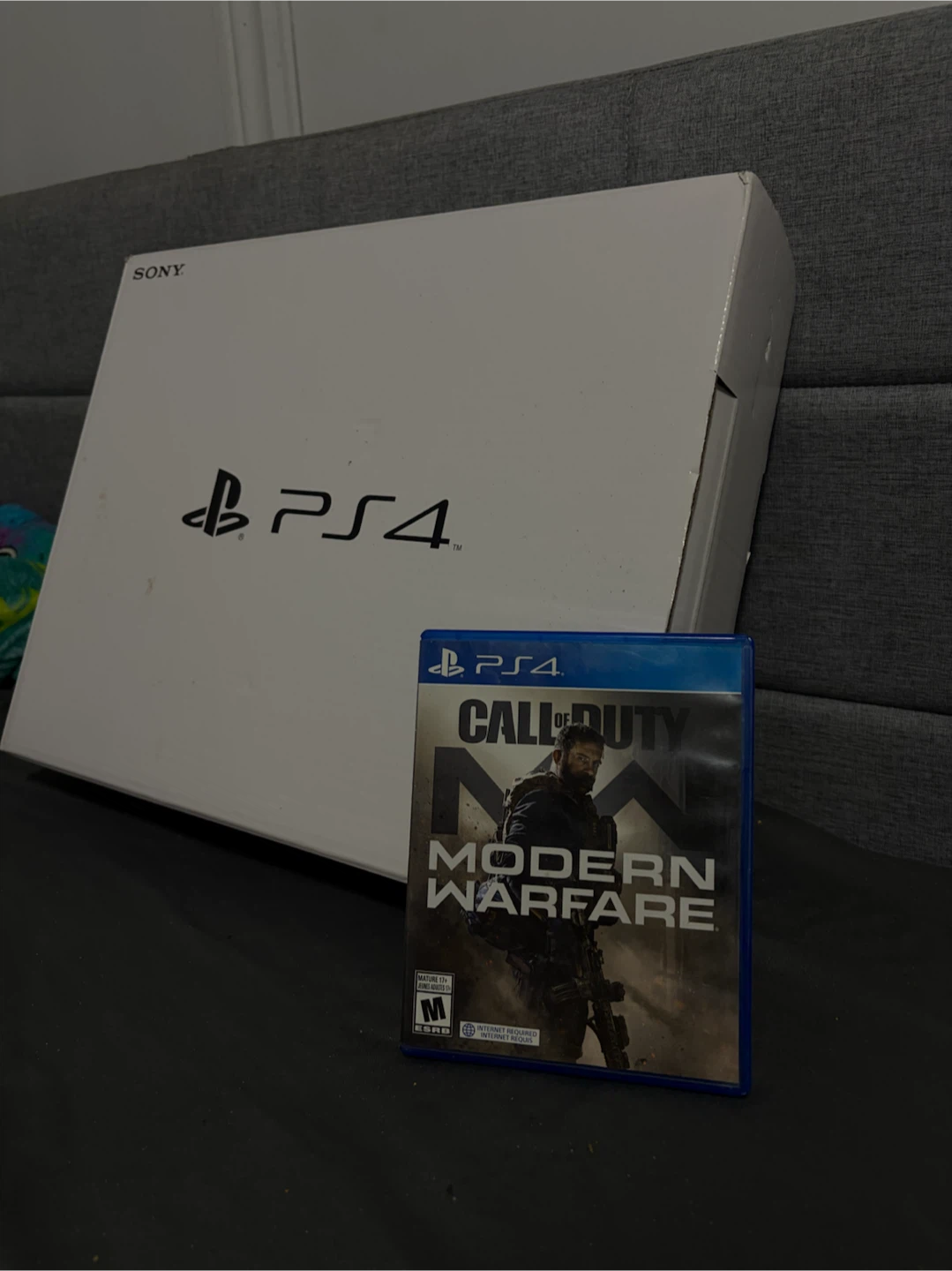 Sony PlayStation 4 Slim Console with Controller and Game