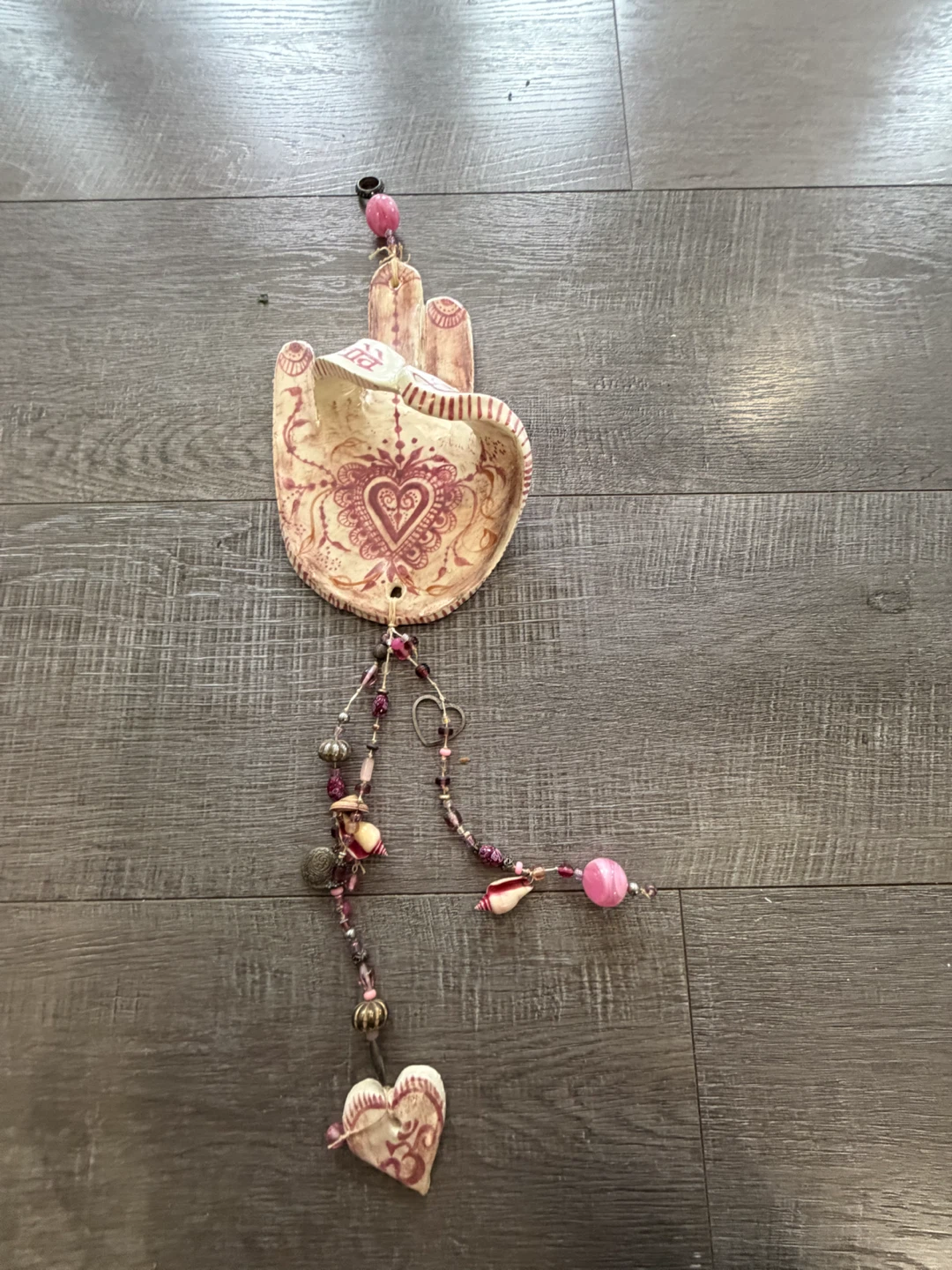 Om Grown Hamsa Hand Wall Decor