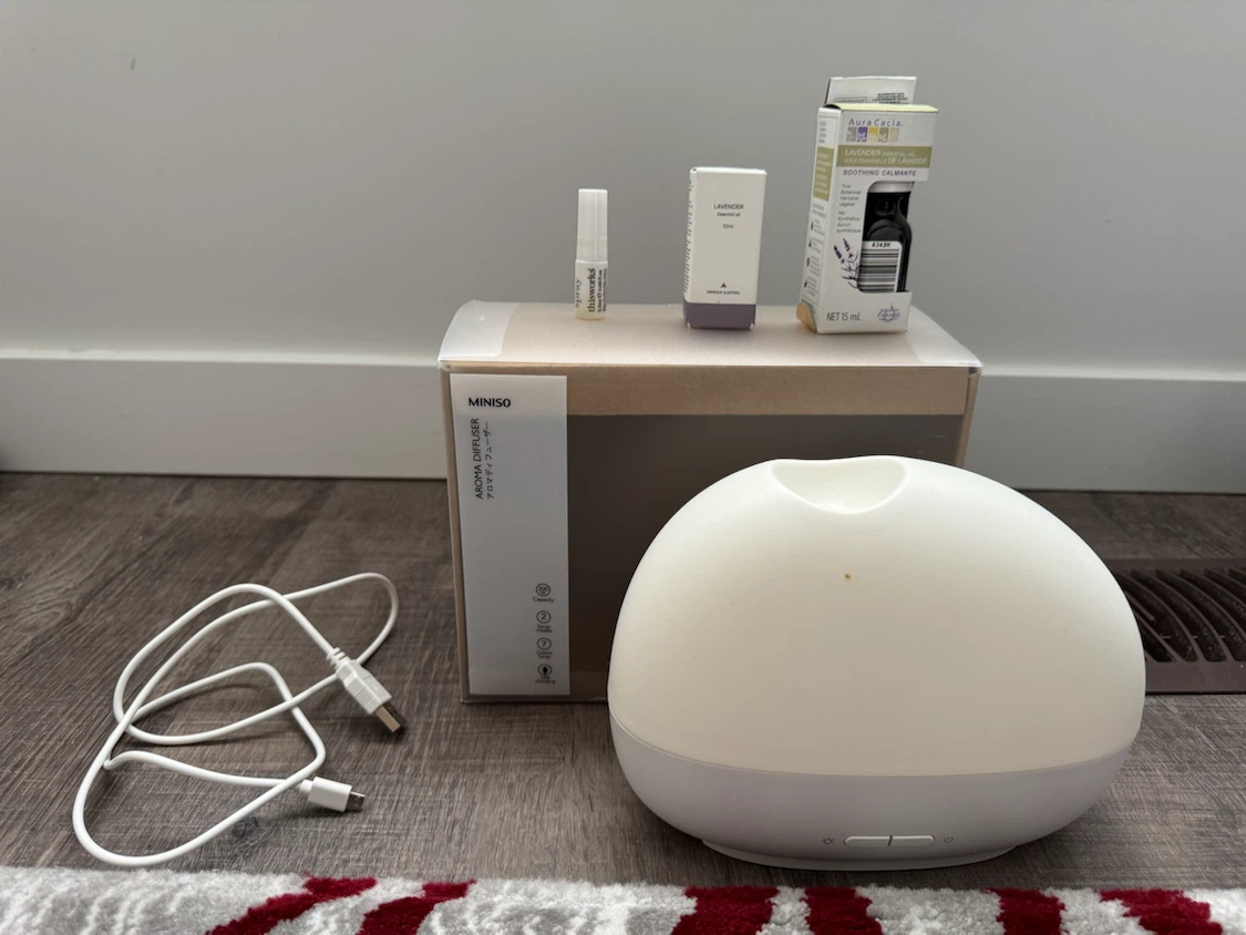 Miniso Aroma Diffuser with Essential Oils