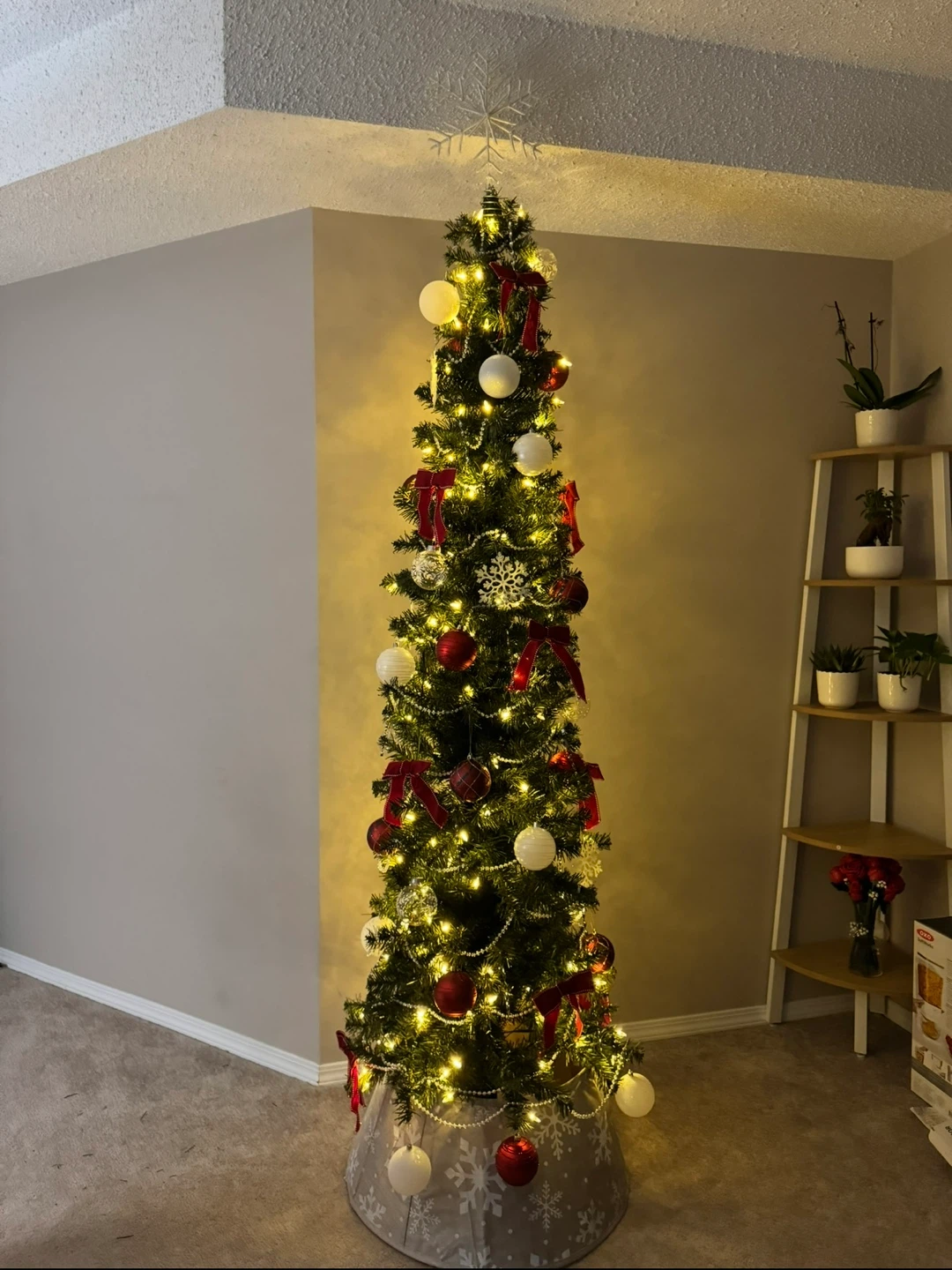 NOMA 7-ft Boulevard Pencil Pre-Lit LED Christmas Tree