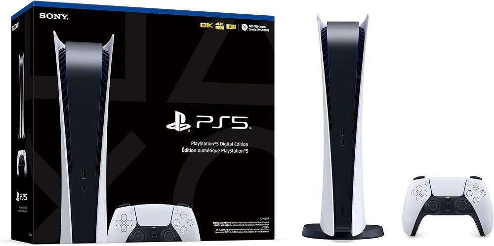 PS5 Slim Digital Edition 1TB – Like New + Original Box