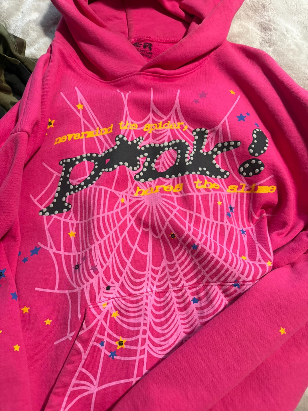 SP5DER Pink Hoodie - photo 3