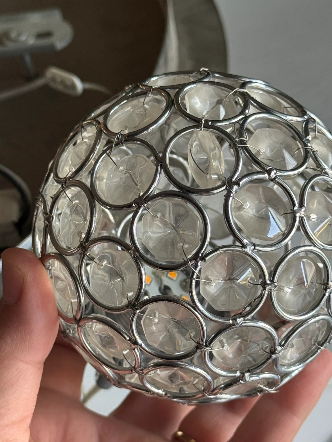 Modern LED Multi-Pendant Crystal Light Fixture