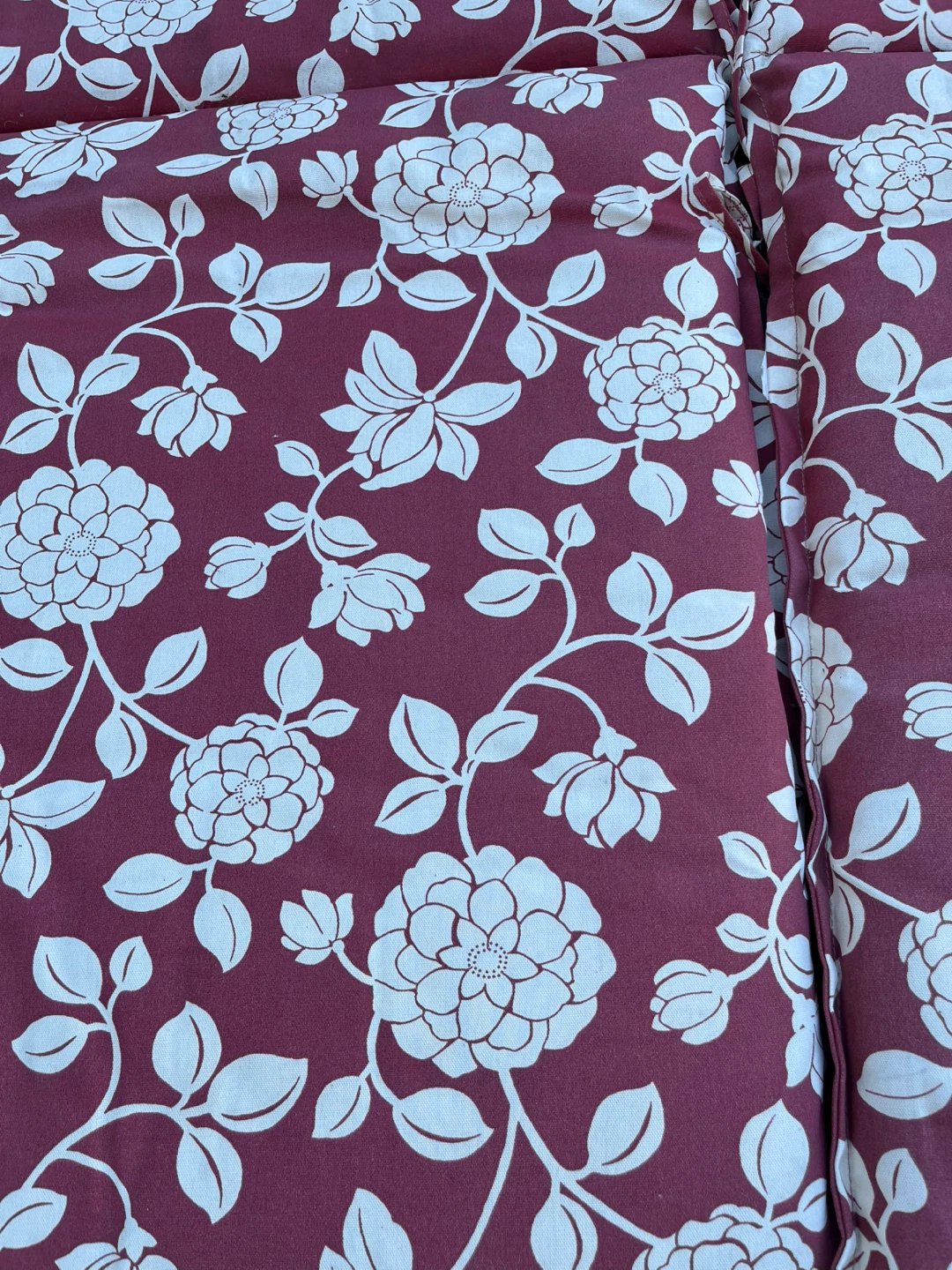 Floral Print Outdoor Lounger Chair Cushions - photo 2
