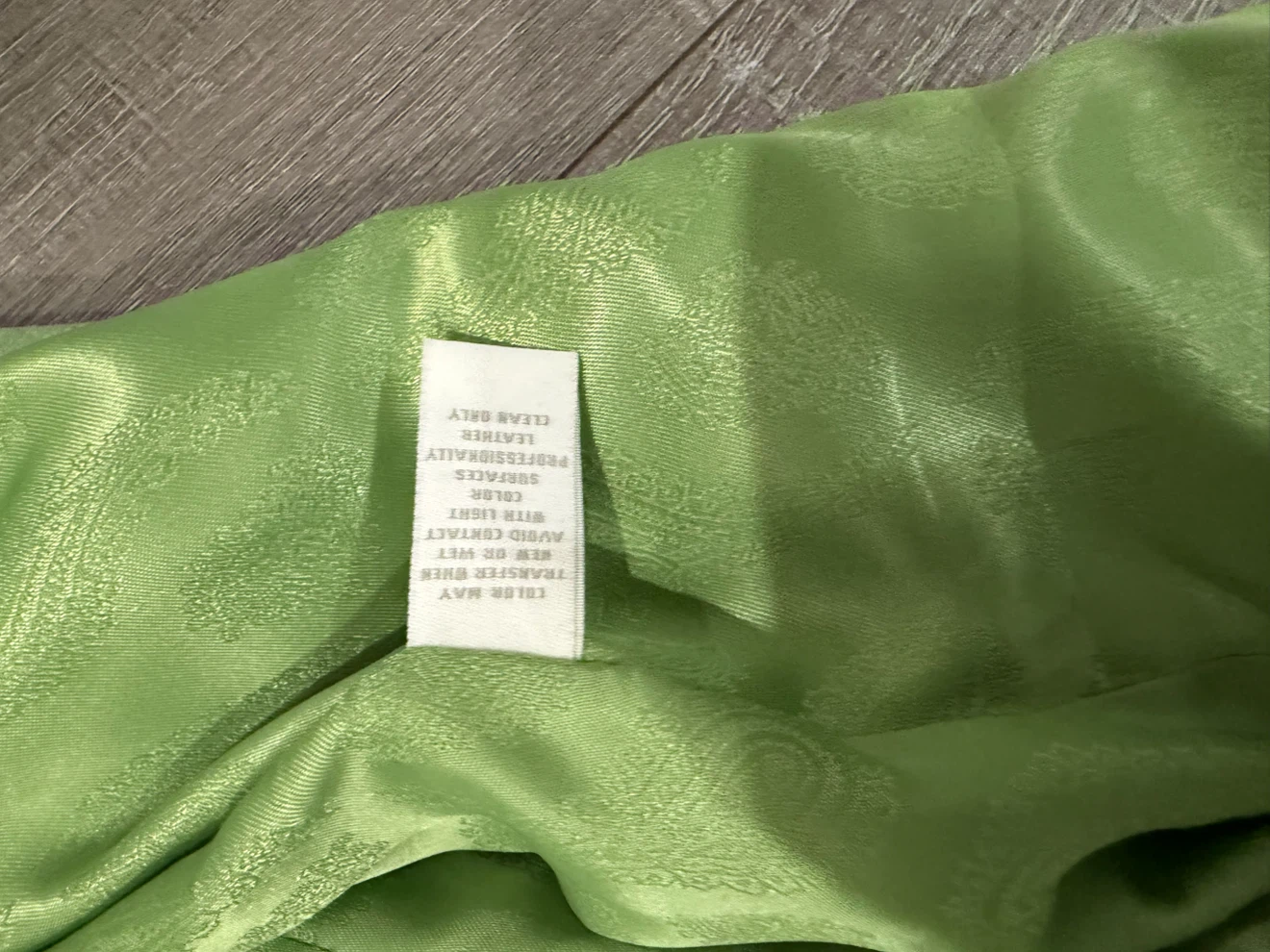 Charter Club Green Leather Jacket Size 16 - photo 4