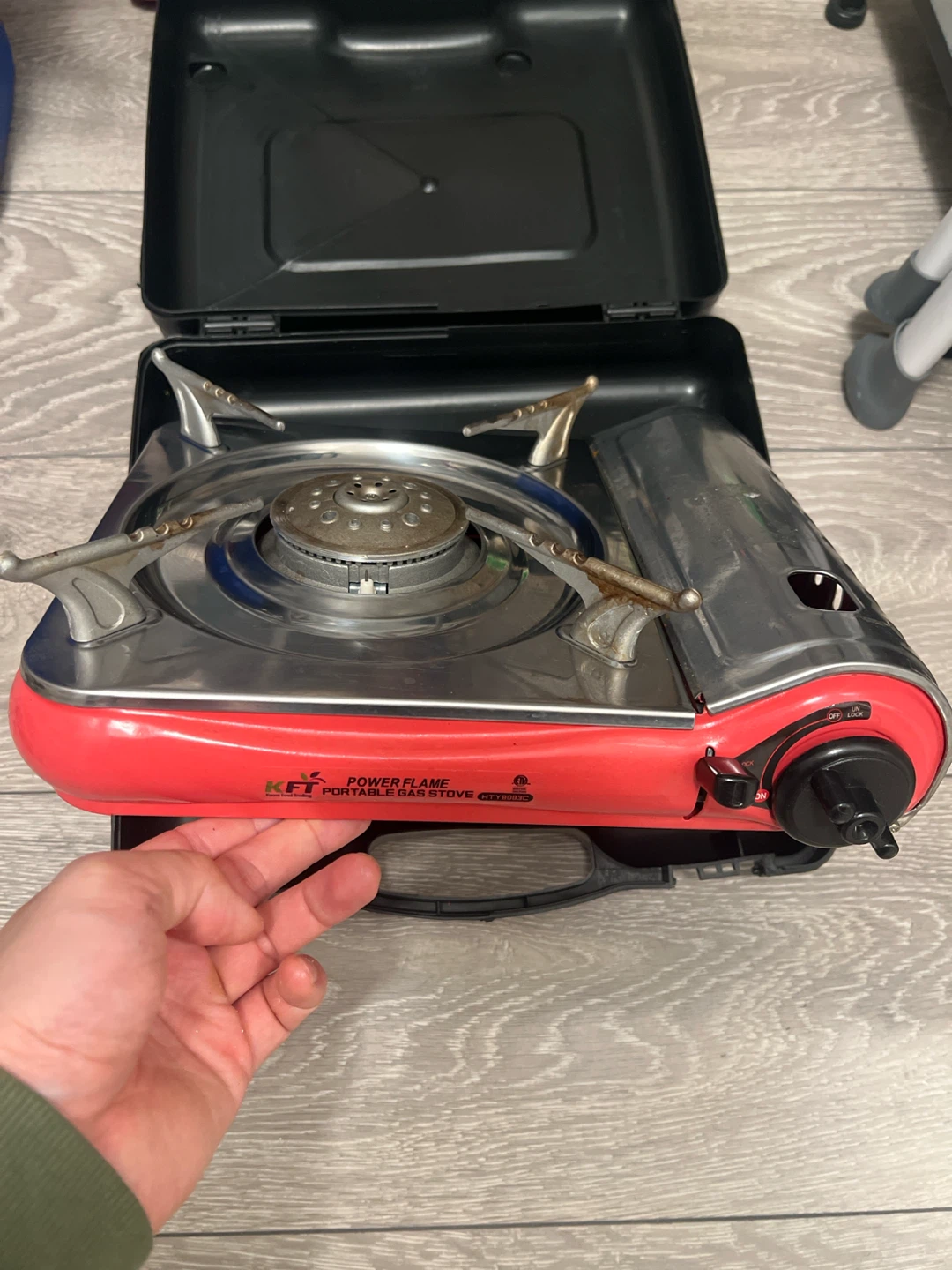 KFT Power Flame Portable Gas Stove HTY8083C - photo 2