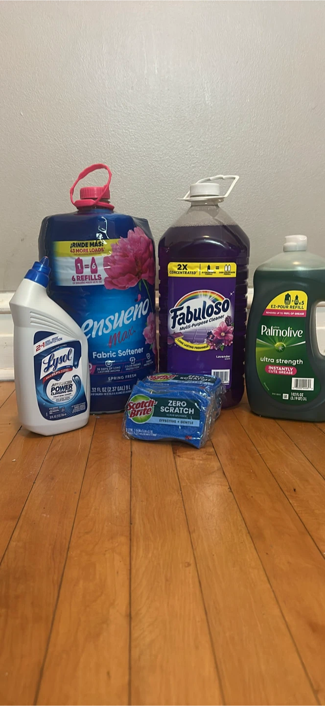 Household Cleaning and Laundry Supply Bundle