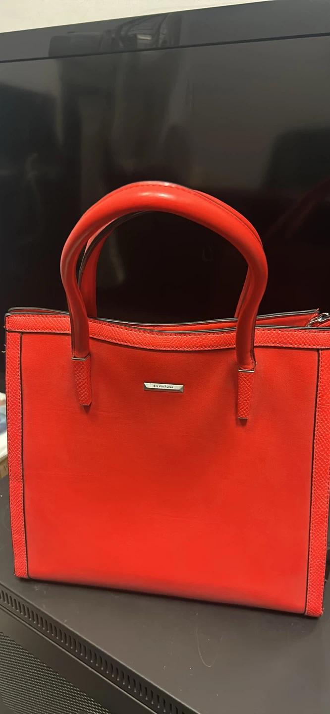 Silviarosa Red Tote Bag