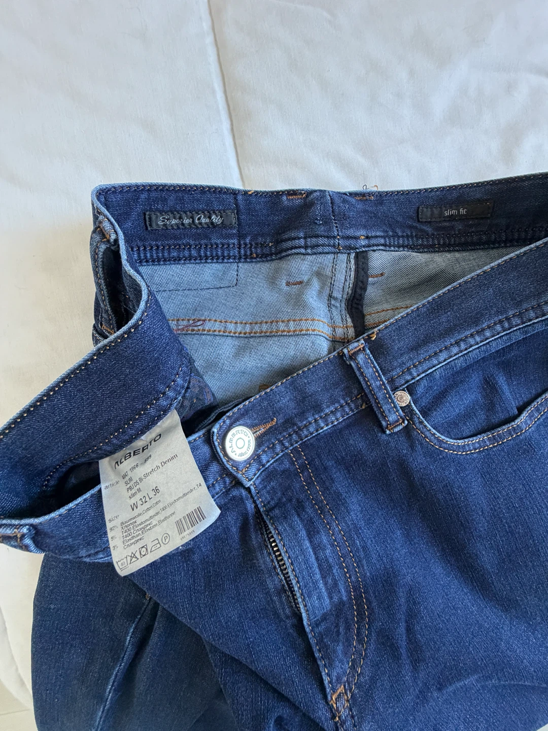 Alberto Slim Fit Bi-Stretch Jeans W32 L36 - photo 3