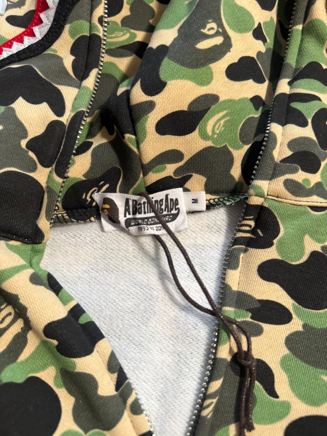 A Bathing Ape Camo Shark Hoodie - photo 2