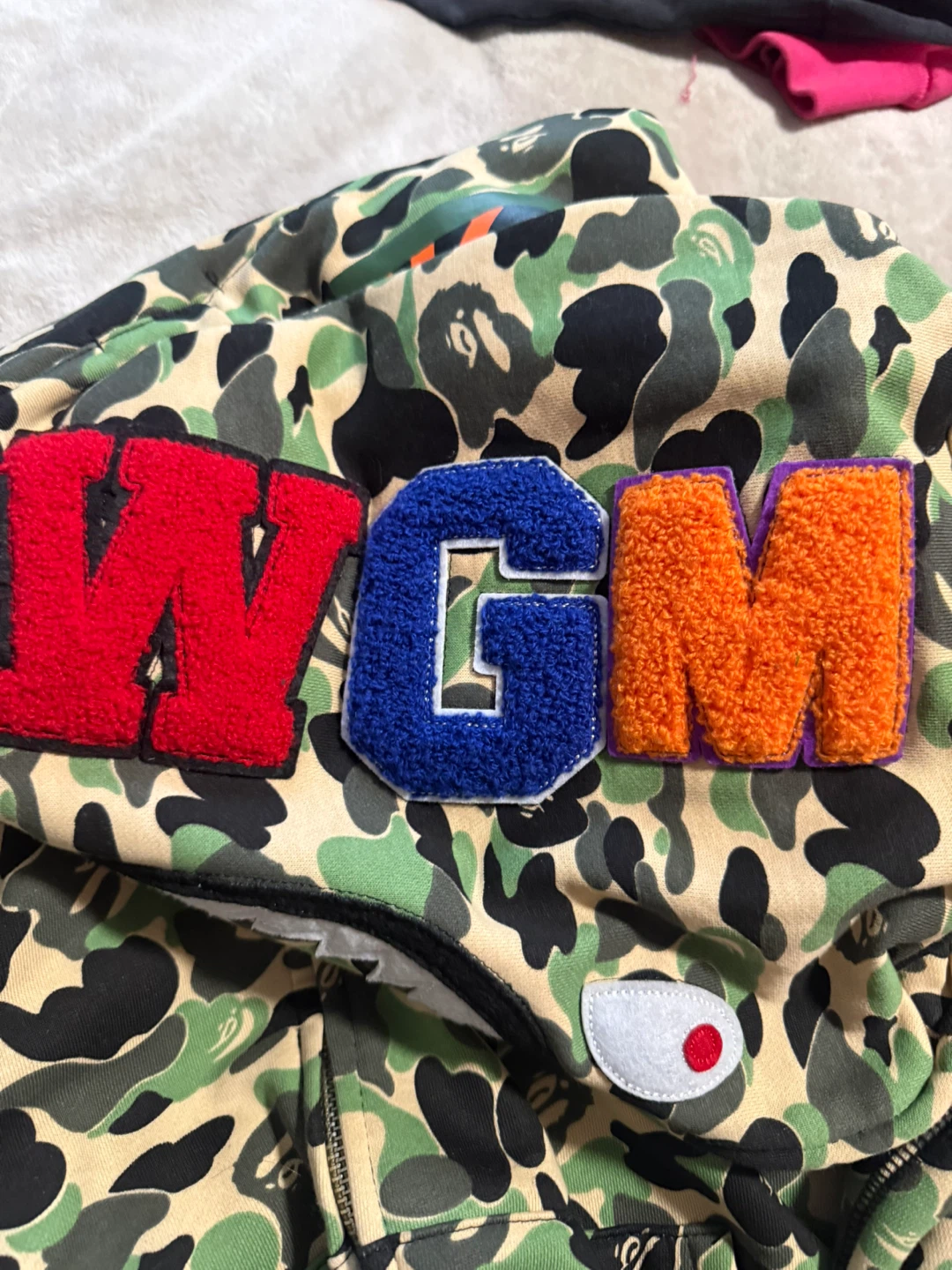 A Bathing Ape Camo Shark Hoodie - photo 4