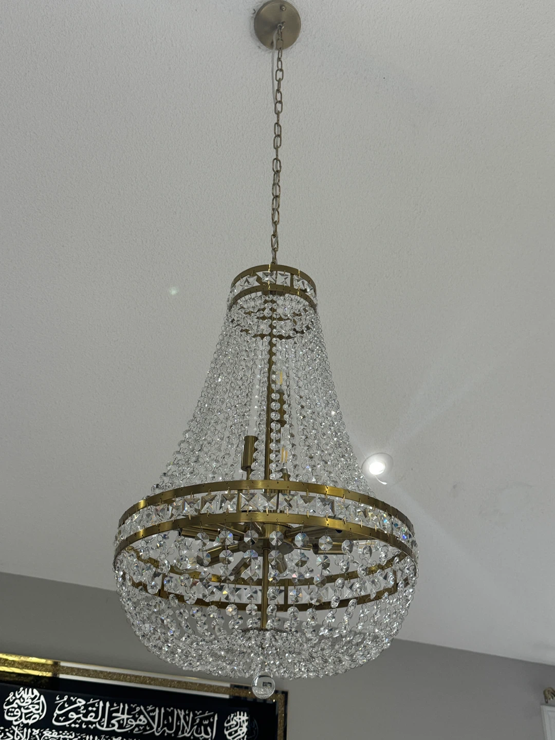Brass Crystal Chandelier - photo 3