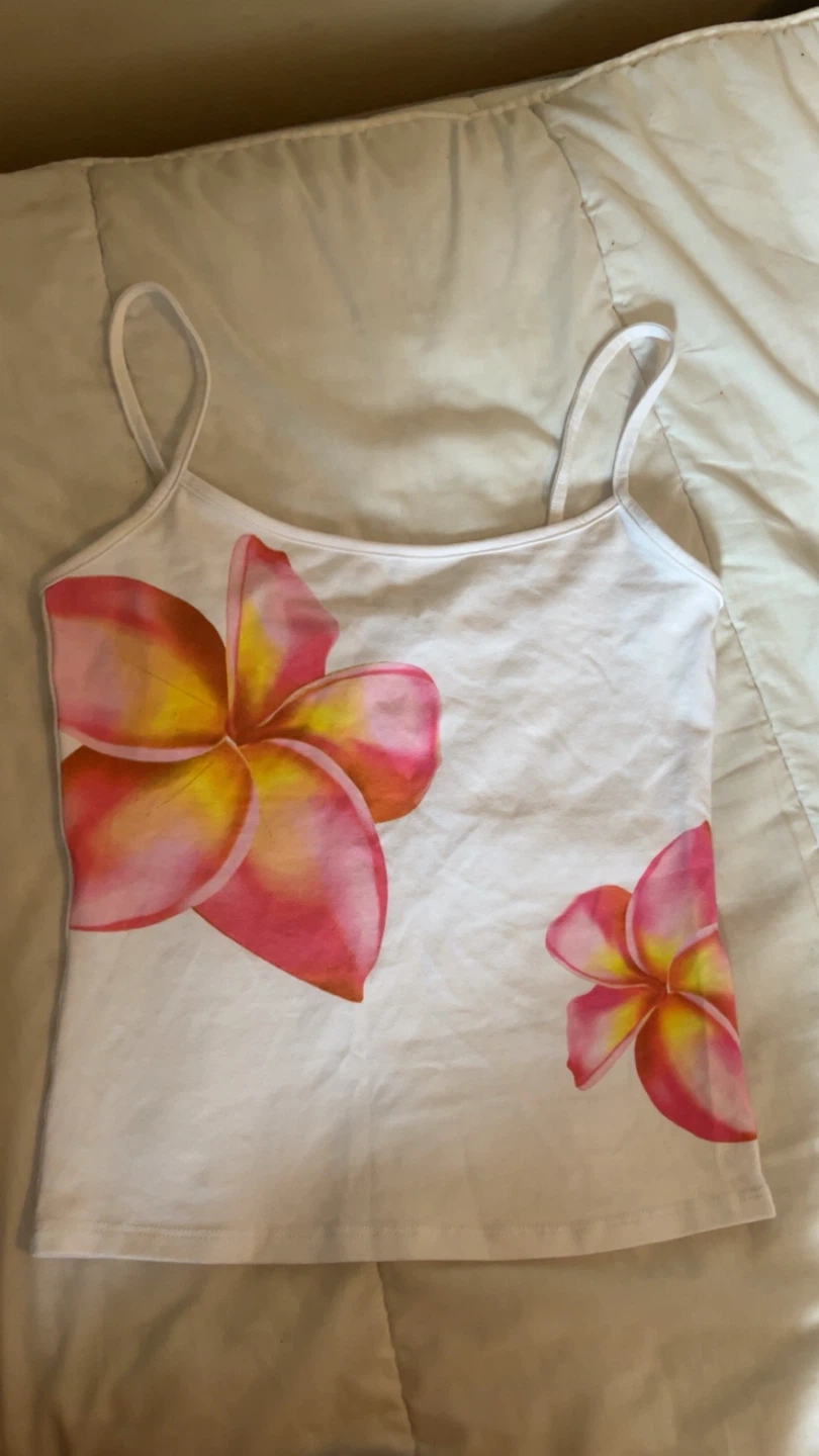 Boathouse flower printed tank top