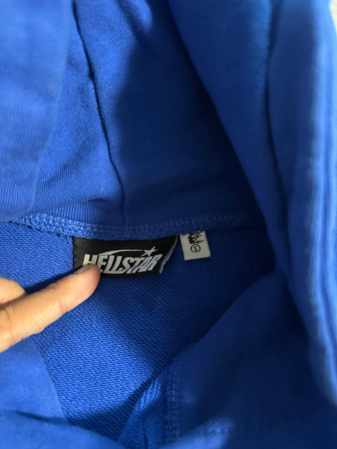 Hellstar Blue Graphic Hoodie - photo 4