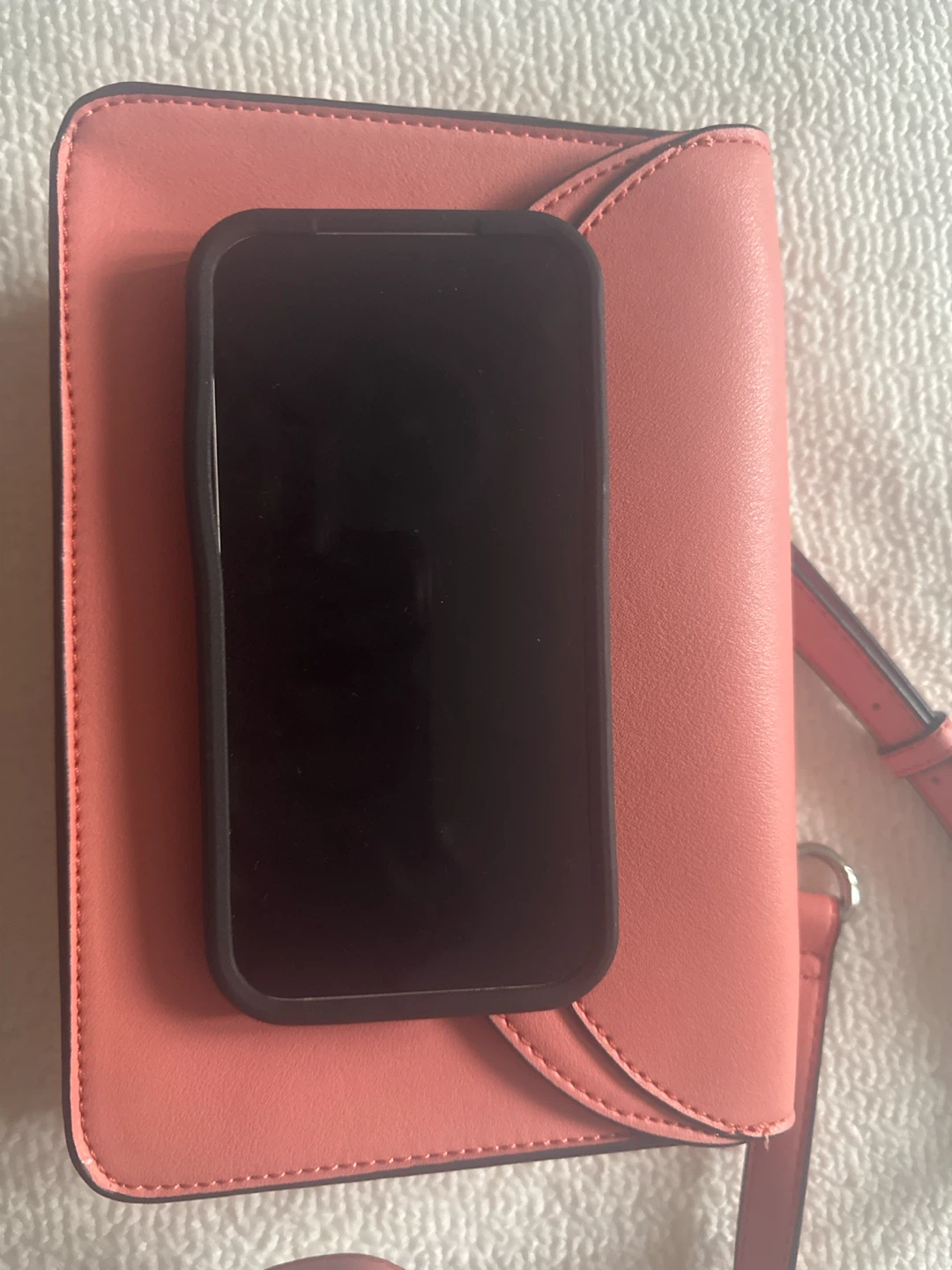 Coral pink crossbody bag - photo 3