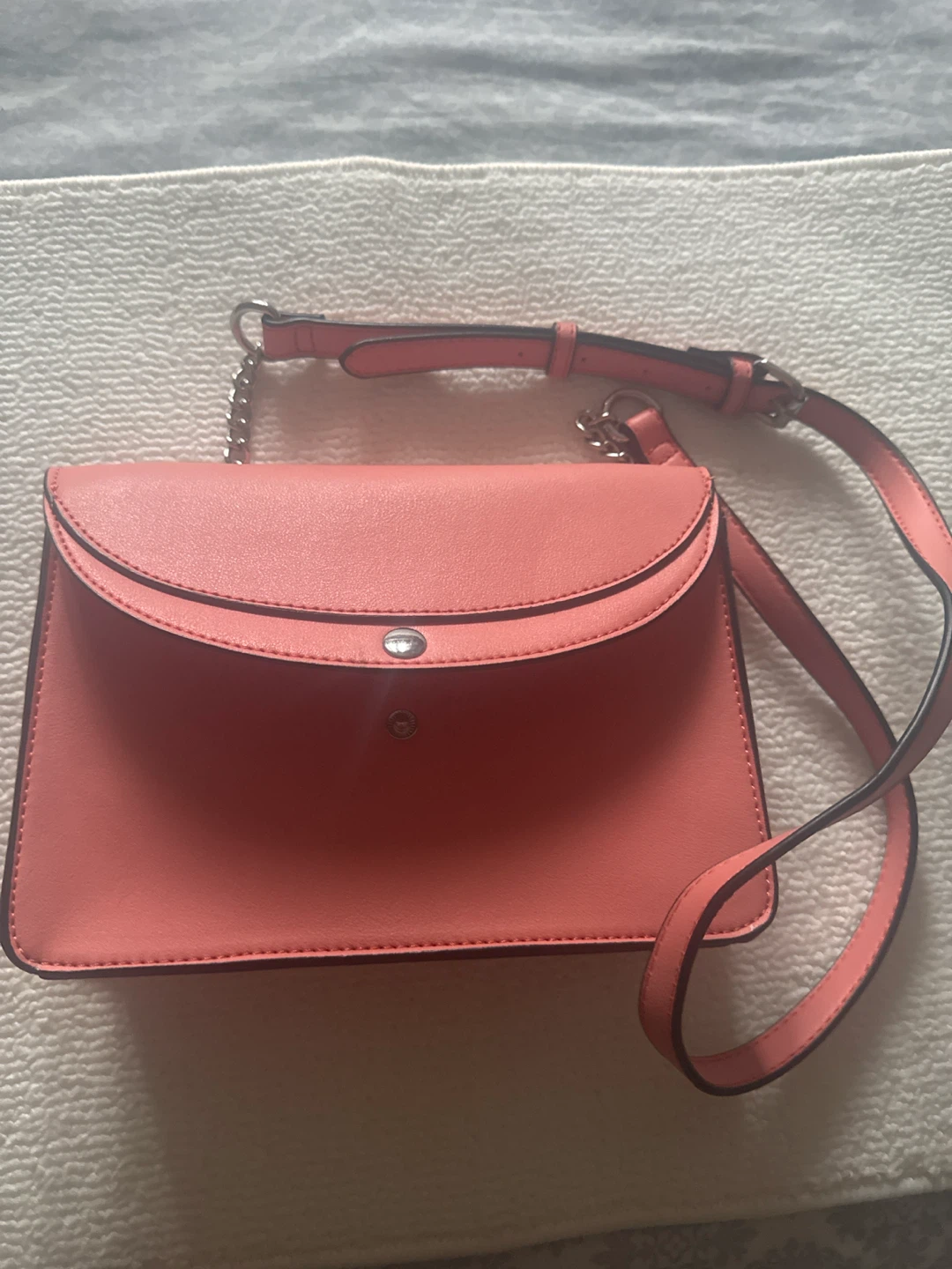 Coral pink crossbody bag - photo 5