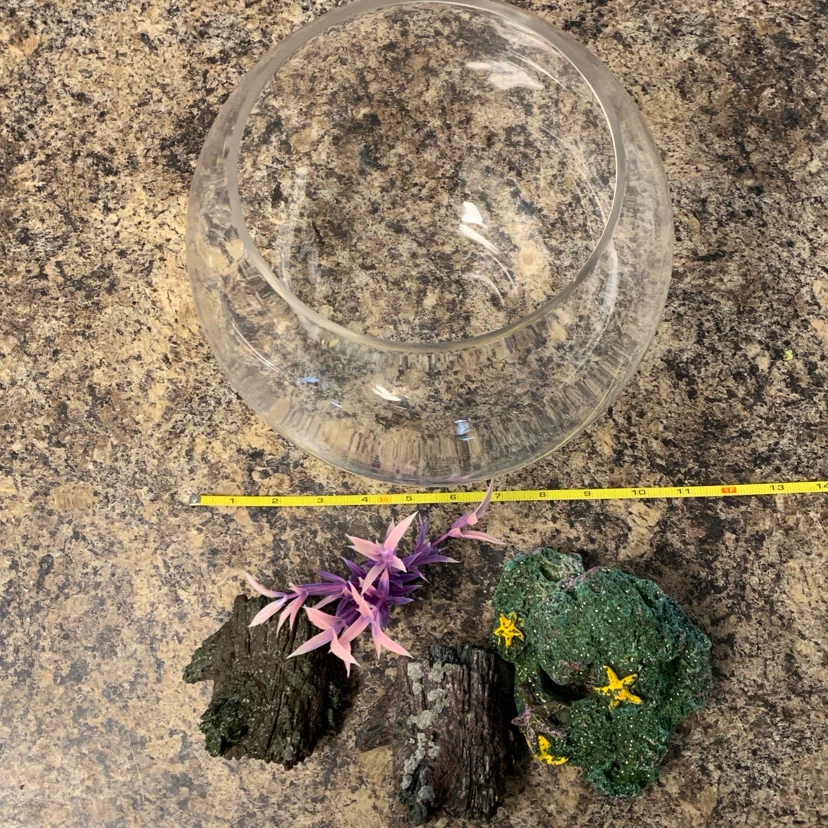 Glass Bowl + Aquarium Fish Tank Décor - photo 2