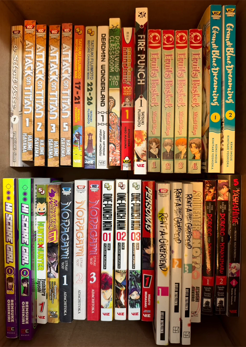 Lot of 47 manga/manhwa/omnibus