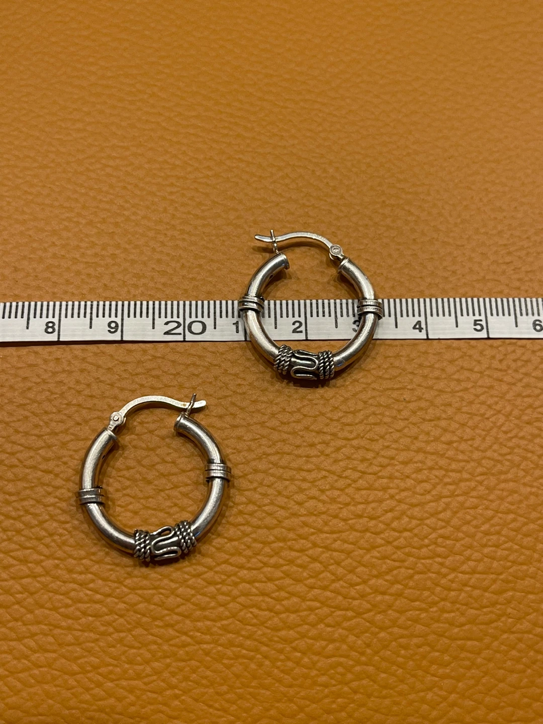 Sterling Silver Hoop Earrings - photo 2