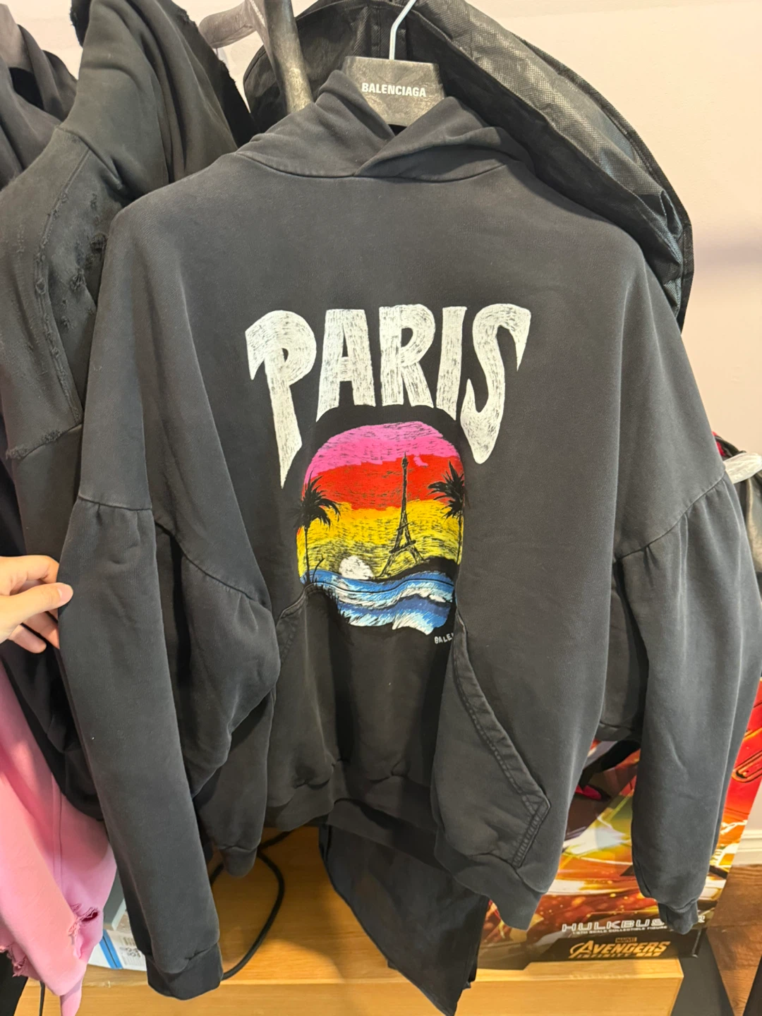 Balenciaga Paris Tropical Hoodie Size 2