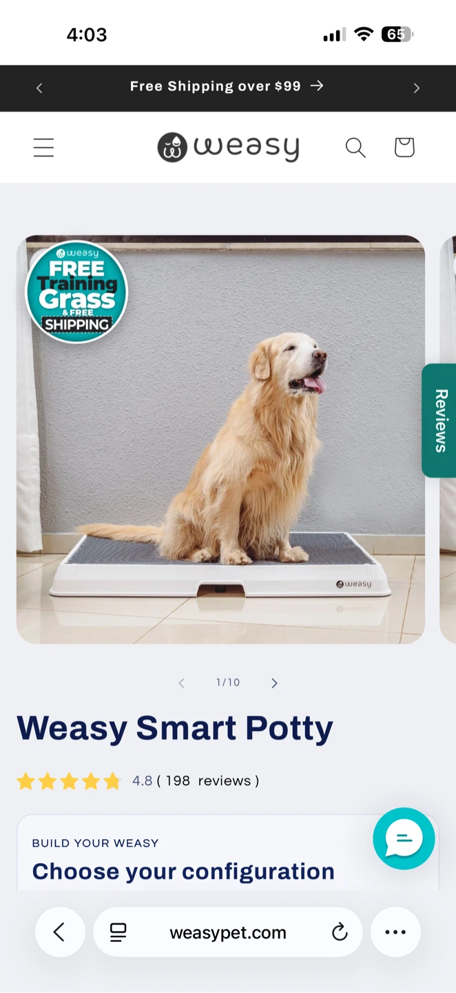 Weasy Smart Pet Potty