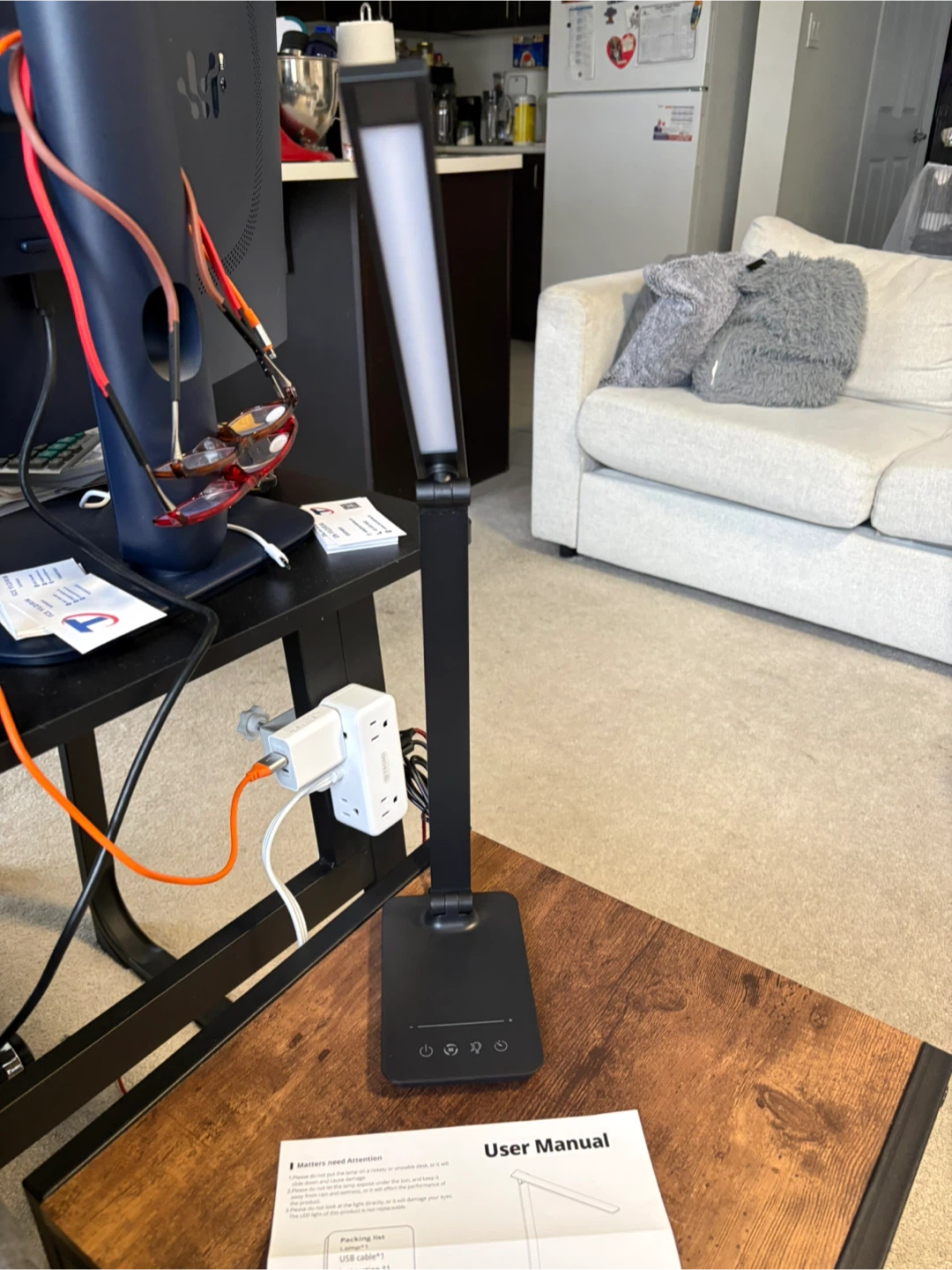New LED Desk Lamp – Touch Control & USB Charging - photo 4