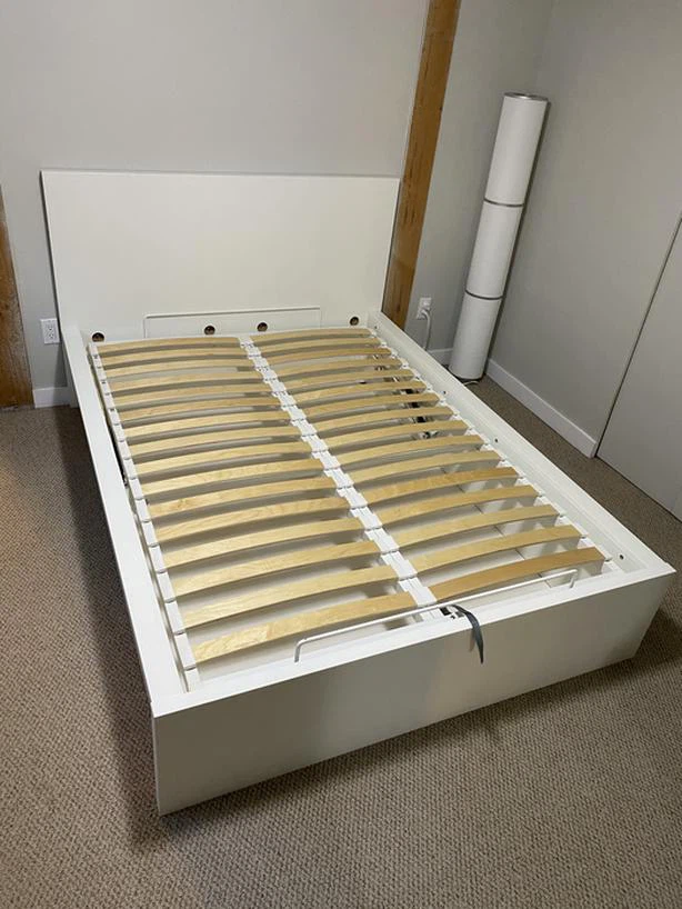 Double IKEA Full Malm Lift Up Storage Bed Frame - photo 2