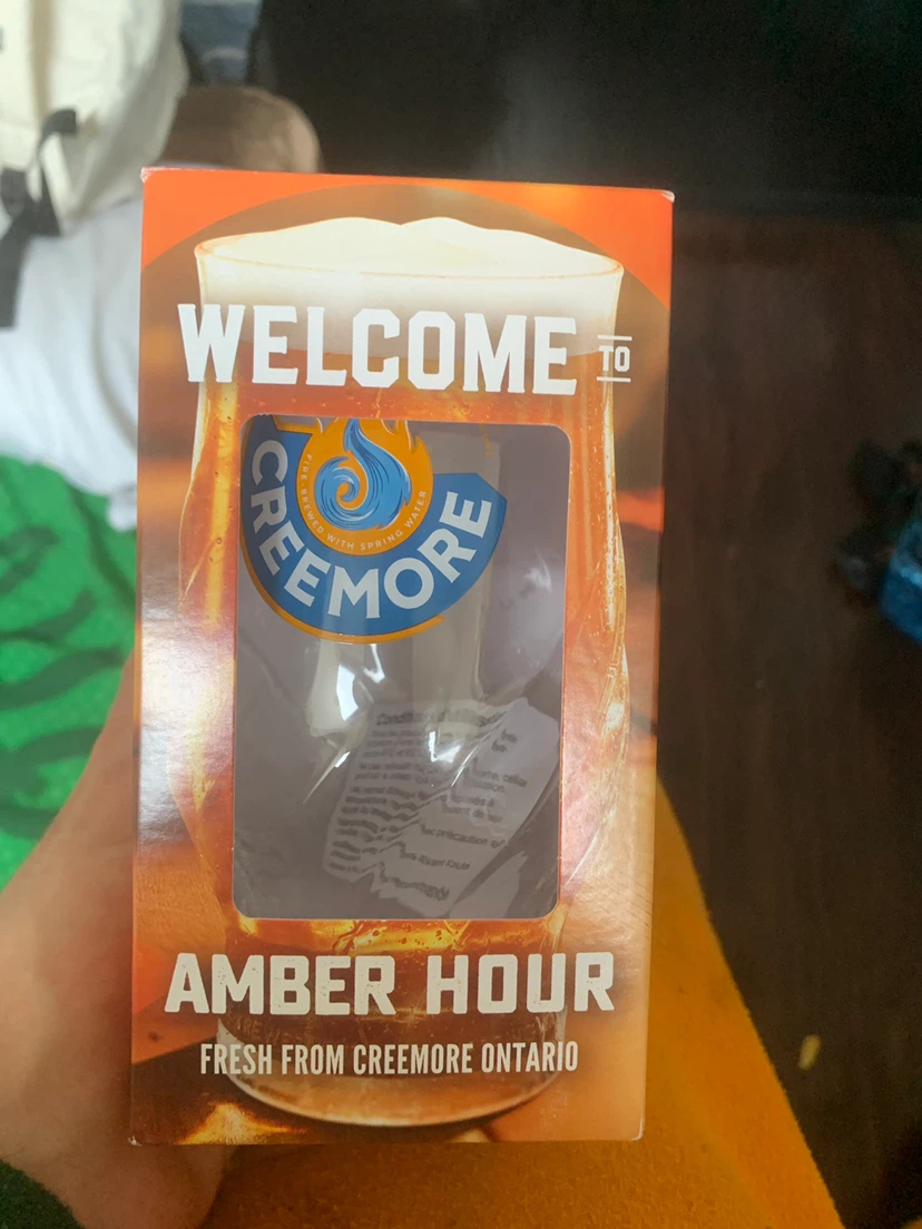 Creemore Springs Amber Hour Beer Glass