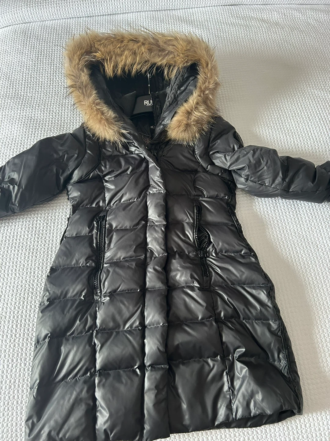 Rudsak Down Puffer Coat with Fur Hood