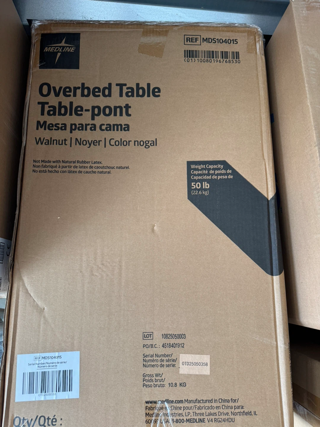MEDLINE HOSPITAL BED PACKAGE NEW UNOPENED BOX - photo 5