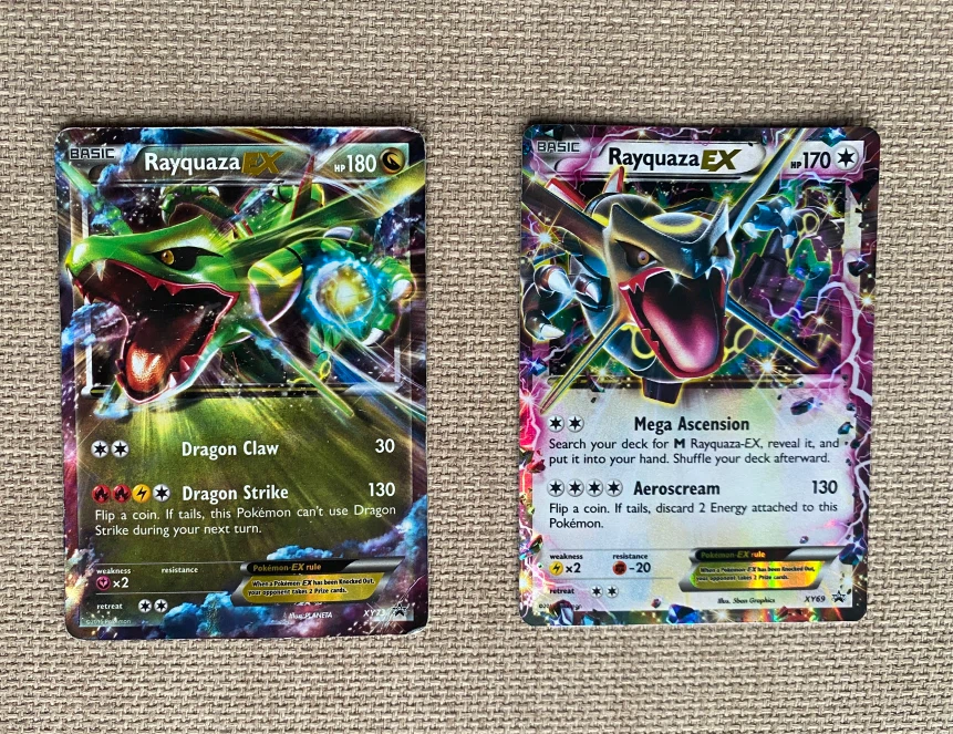 Rayquaza XY Promos XY73 & XY69 Pokemom Cards