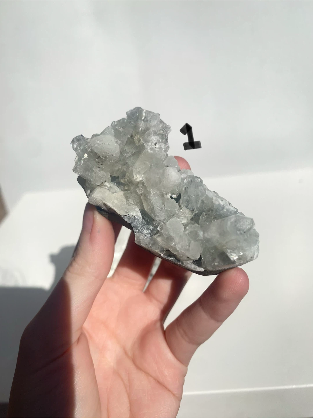 Apophyllite Crystal Cluster - photo 2