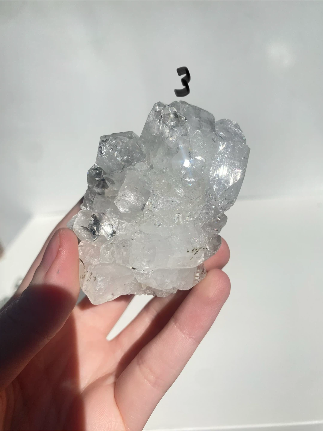 Apophyllite Crystal Cluster - photo 4